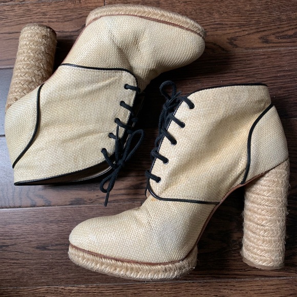 Loeffler Randall Nadia espadrille Laceup Booties - Picture 4 of 7